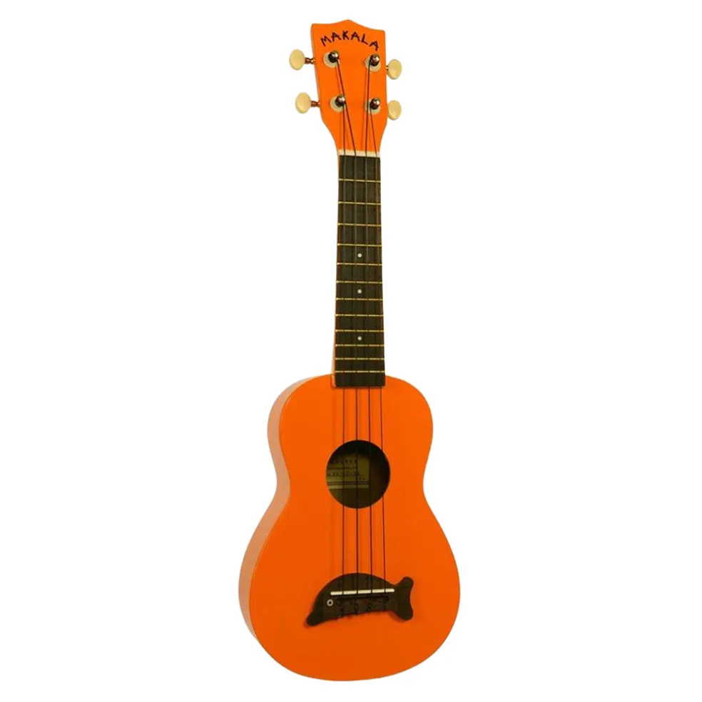 Makala Soprano Ukulele Dolphin Bridge - Orange