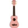 Makala Soprano Ukulele Dolphin Bridge - Solid Gloss Pink