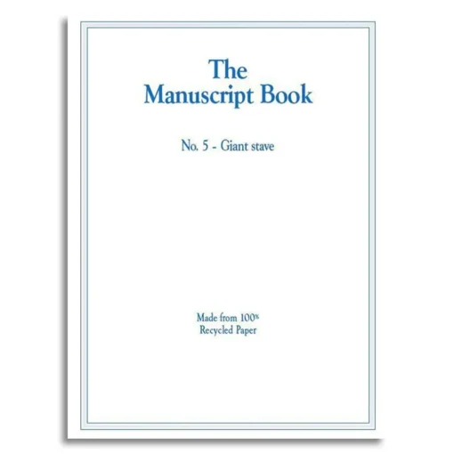Manuscript Book 5 - 10 Stave Giant Recycled - Book