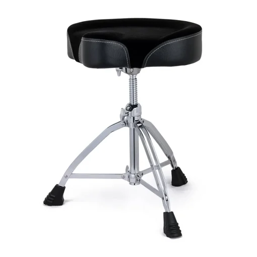 Mapex Drum Throne Saddle 17" 4" Thick Double Braced with Cloth Top