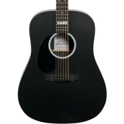 Martin DX Johnny Cash: X-Series Signature Edition Left Handed - Jett Black