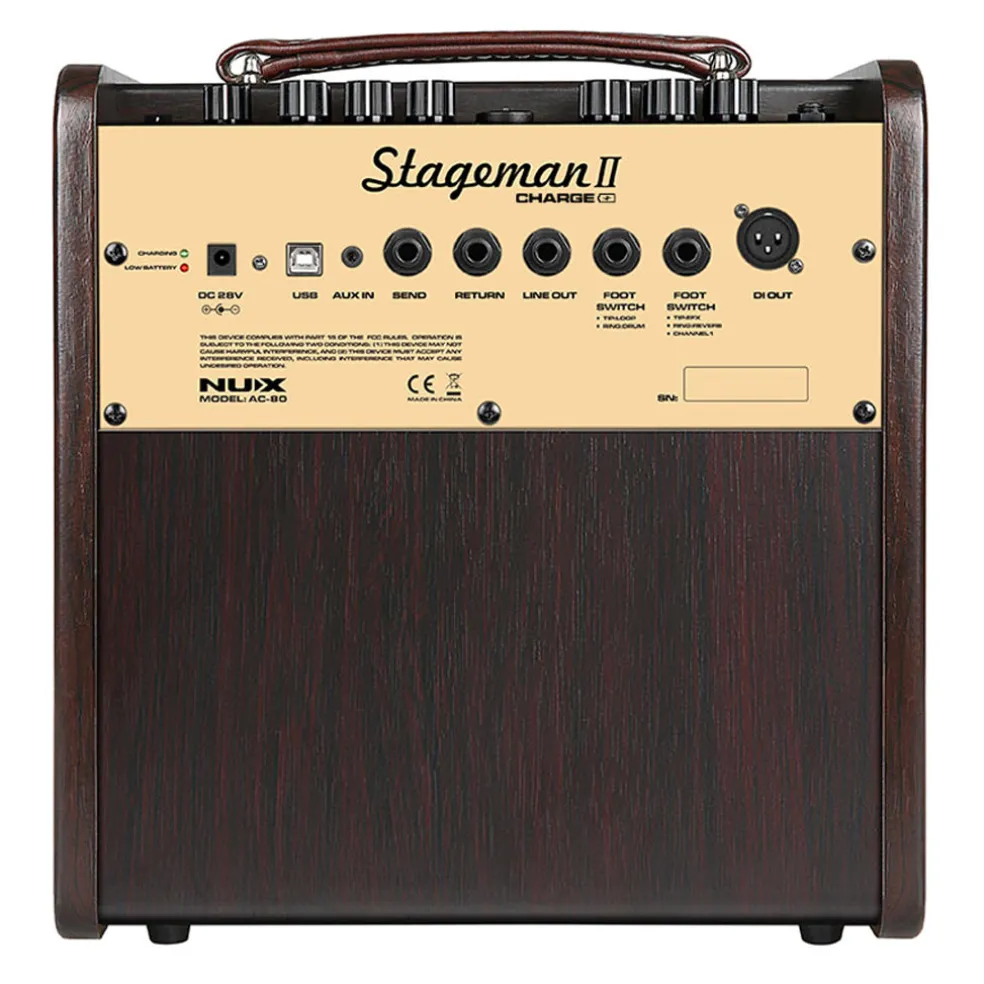 NU-X AC80 Stageman V.2 - 80w Battery Powered