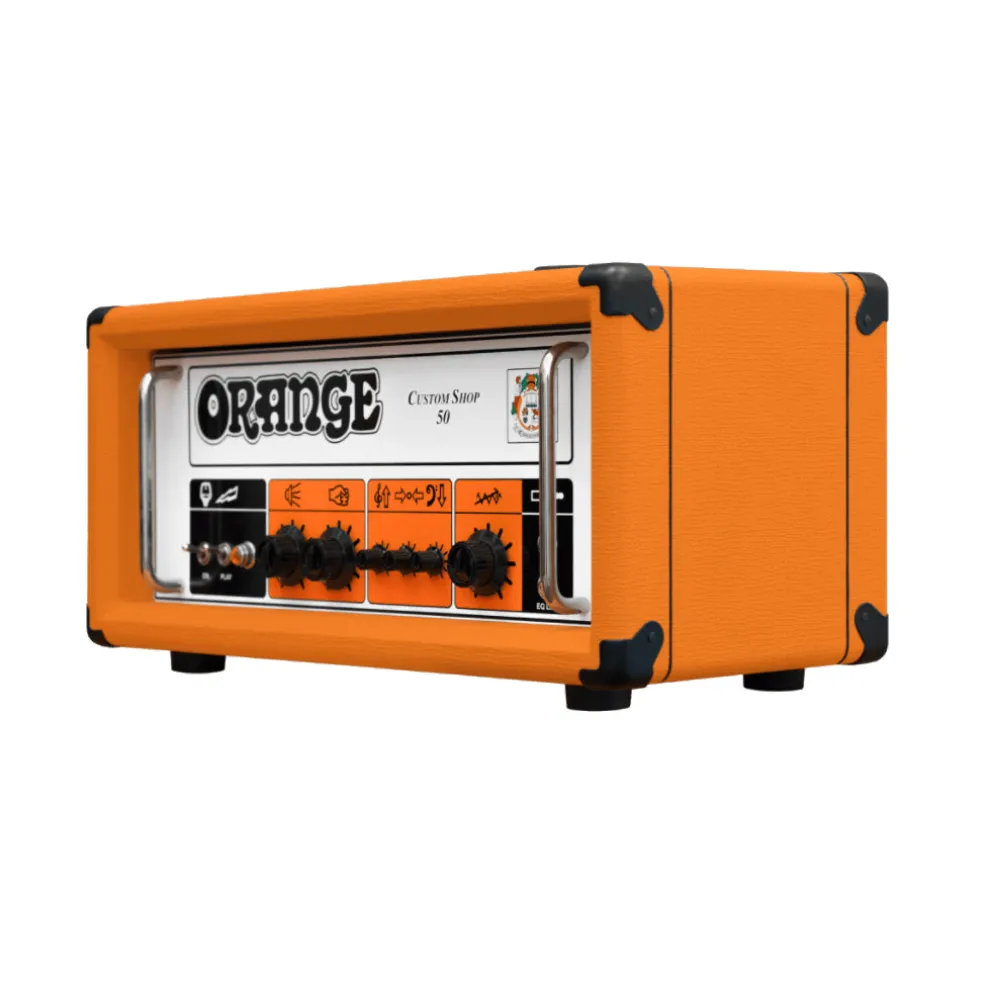 Orange Custom Shop Handwired 50W Valve Head