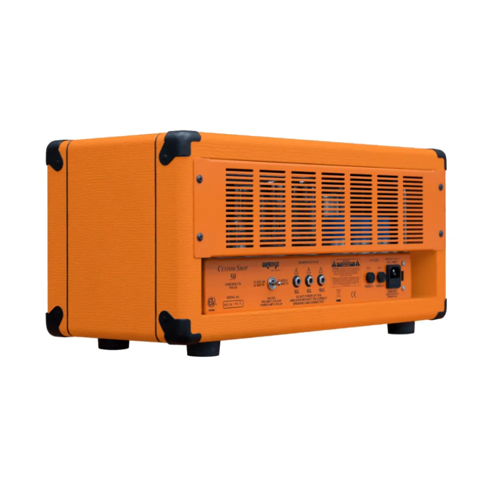 Orange Custom Shop Handwired 50W Valve Head