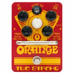 Orange Two Stroke Boost Pedal