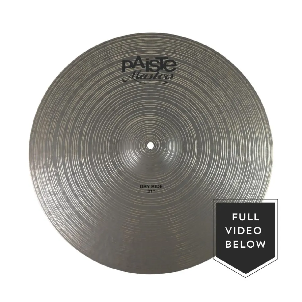 Paiste 21" Masters Dry Ride