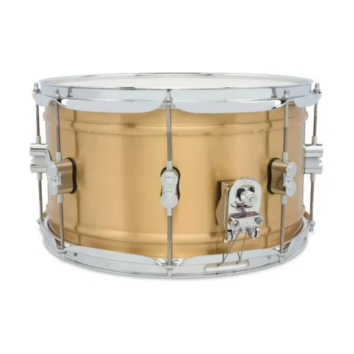 PDP Concept Brass 8x14-inch 1.2mm Snare Drum - Natural Satin Brushed Brass