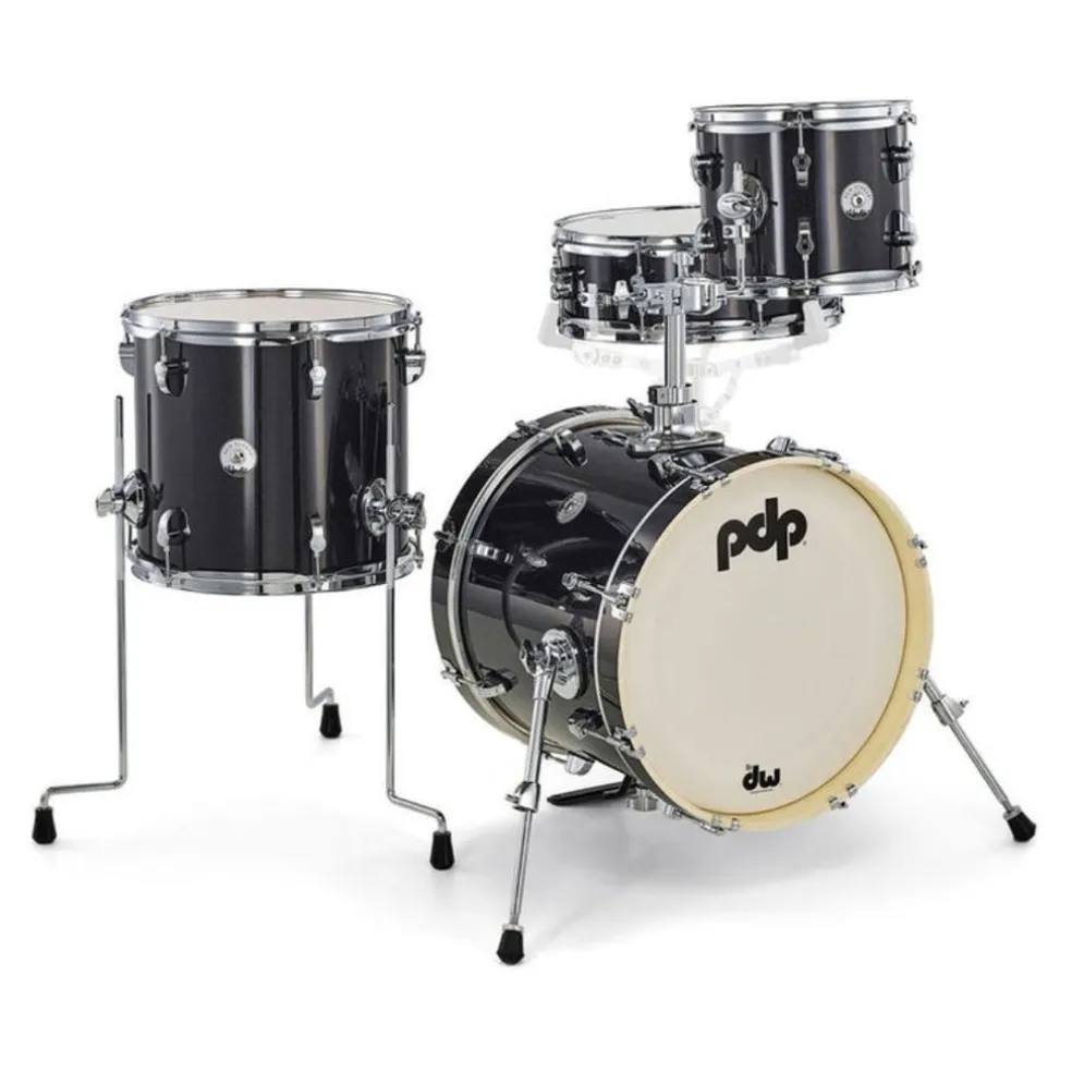 PDP "New Yorker" 4-Piece Shell Pack - Black Onyx