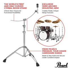 Pearl Curved Boom Cymbal Stand