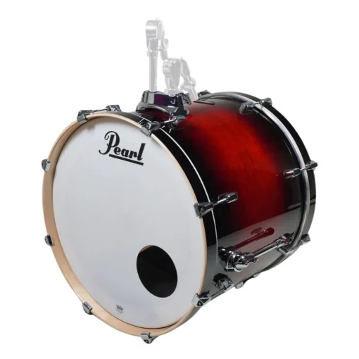 Pearl Decade Maple Bass Drum 22x18 - Gloss Deep Red Burst