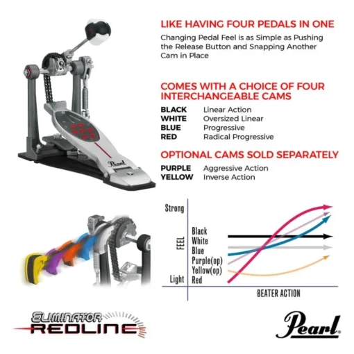 Pearl Eliminator Redline Single Pedal