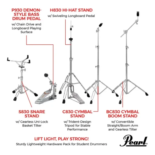 Pearl Limited Edition Export EXX 22" Fusion Plus Kit in Amethyst Twist with HWP834 Hardware Pack