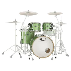 Pearl Master Maple Complete 4-Piece Shell Pack (10 x 7TT, 12 x 8TT, 16 x 16FT, 22 x 18BD) - Absinthe Sparkle