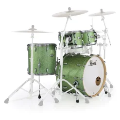 Pearl Master Maple Complete 4-Piece Shell Pack (10 x 7TT, 12 x 8TT, 16 x 16FT, 22 x 18BD) - Absinthe Sparkle