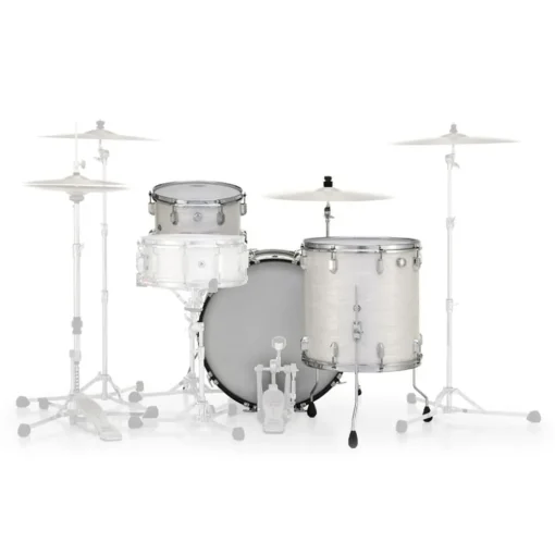 Pearl 75th Anniversary President Series Phenolic 22" 3-Piece Shell Pack Lauan - Pearl White Oyster