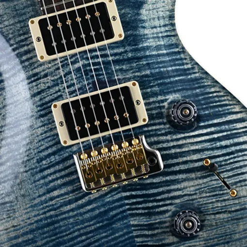 PRS Custom 24 10 Top - Faded Whale Blue - Pattern Thin Neck