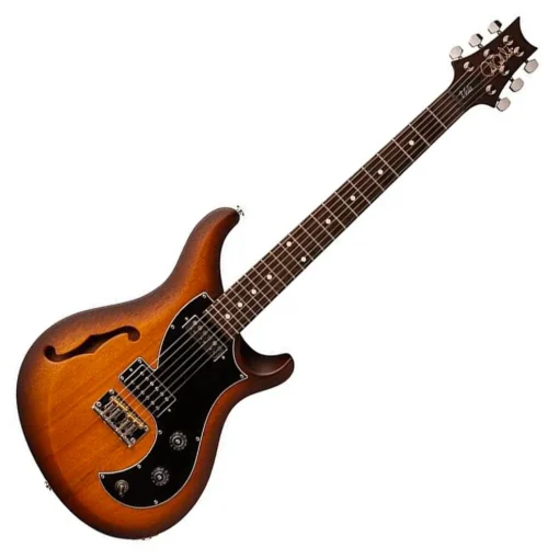 PRS S2 Vela Semi Hollow Satin - McCarty Tobacco Sunburst - Dot Inlay