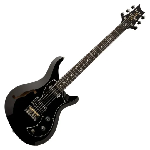 PRS S2 Vela Semi-Hollow - Black - Dot Inlay