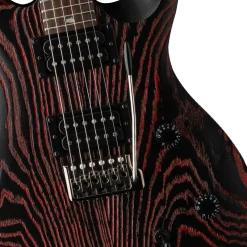 PRS SE CE24 Limited Edition Swamp Ash - Sandblasted Red