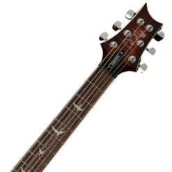 PRS SE Custom 24 Semi Hollow Piezo - Orange Tiger Smoke Burst