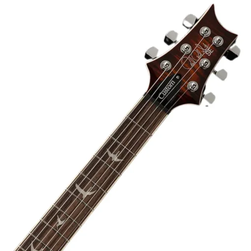 PRS SE Custom 24 Semi Hollow Piezo - Orange Tiger Smoke Burst