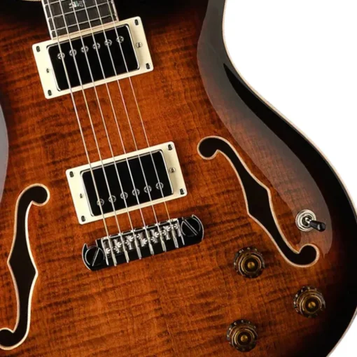 PRS SE Hollowbody II Piezo - Orange Tiger Smoke Burst
