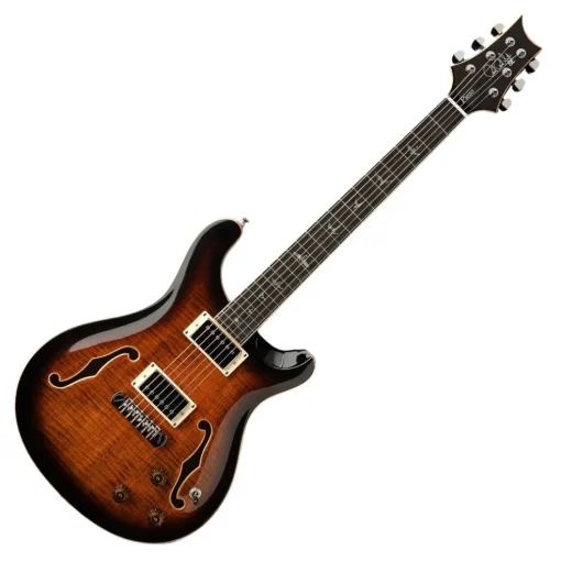 PRS SE Hollowbody II Piezo - Orange Tiger Smoke Burst