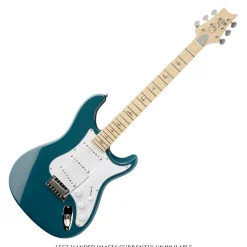 PRS SE Silver Sky Maple Fretboard Left Handed Nylon Blue