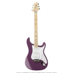 PRS SE Silver Sky Maple Fretboard Left Handed Summit Purple