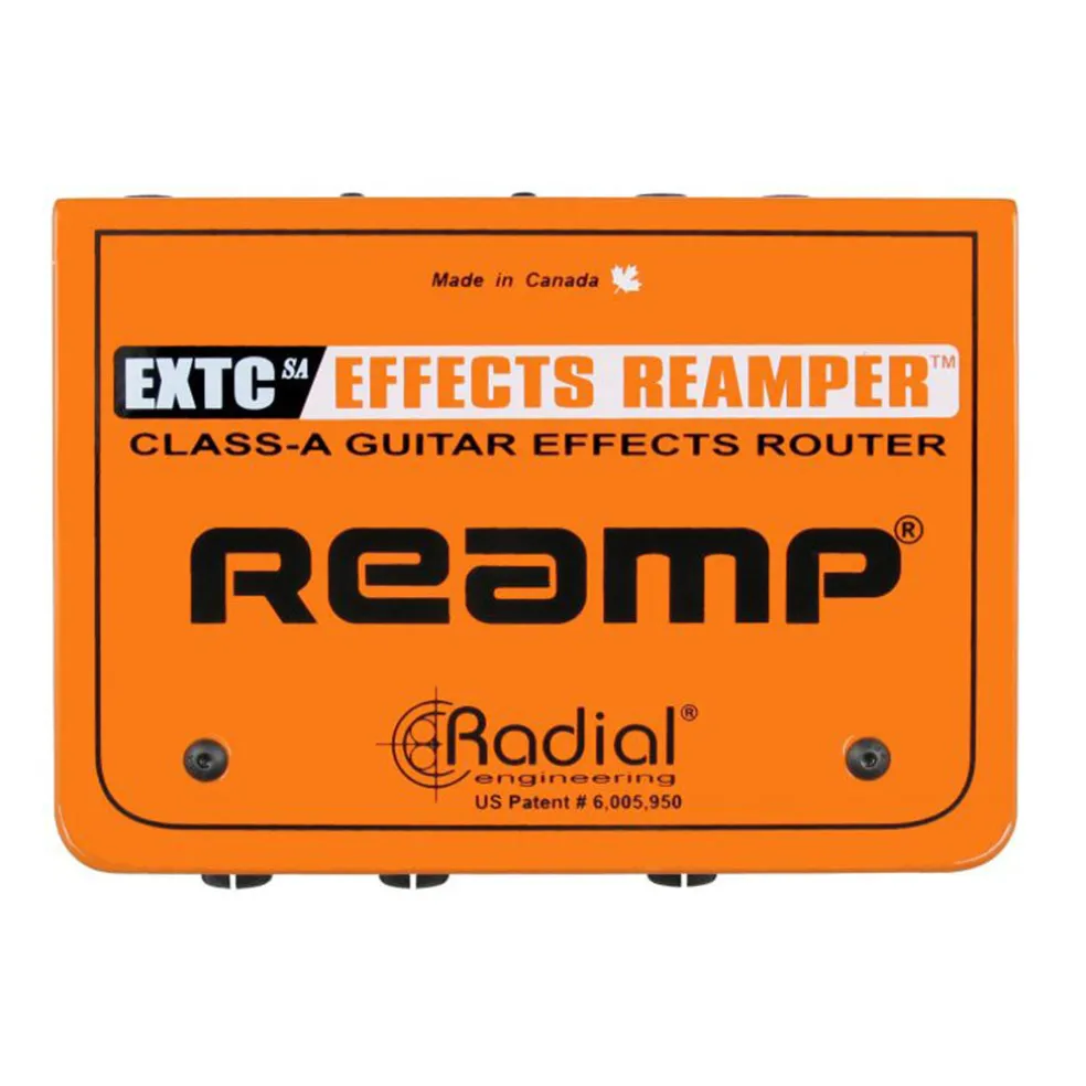 Radial EXTC-SA - Effects Loop Interface Connects Guitar Pedals to the Recording System
