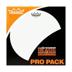 Remo Pro Pack Ambassador Clear 10" 12" 14" FREE 14'' SA Hazy Snare Side