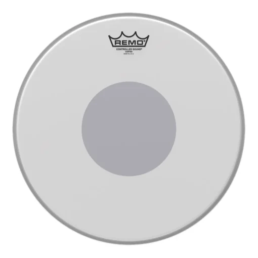 Remo 14" Control Sound Coated Batter - Black Dot