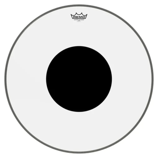 Remo 22" Control Sound Clear Black Dot Bass Drum