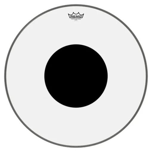Remo 20" Control Sound Clear Black Dot Bass Drum