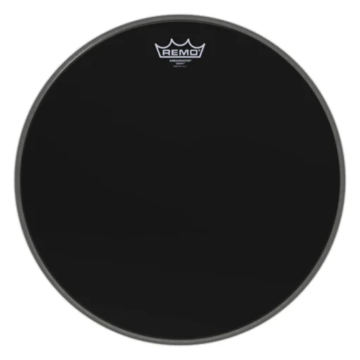 Remo 16" Ebony Ambassador Bass Drum Head