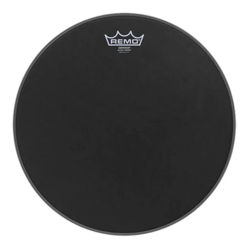 Remo 12" Emperor Black Suede