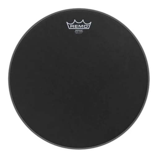 Remo 8" Emperor Black Suede