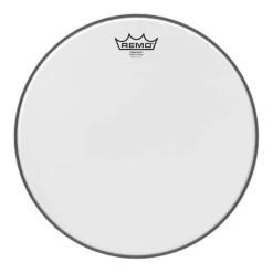 Remo 12" Emperor White Suede