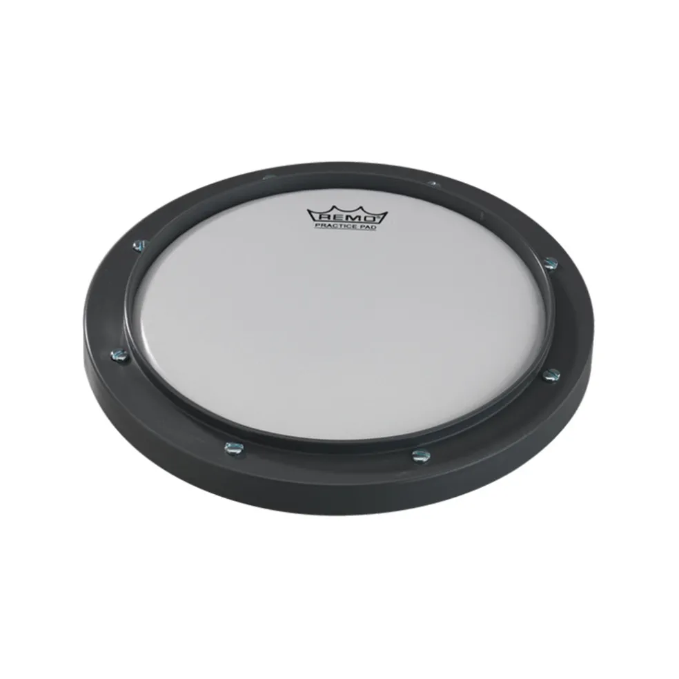 Remo 8" Gray Tunable Practice Pad with Ambassador Coated Drumhead