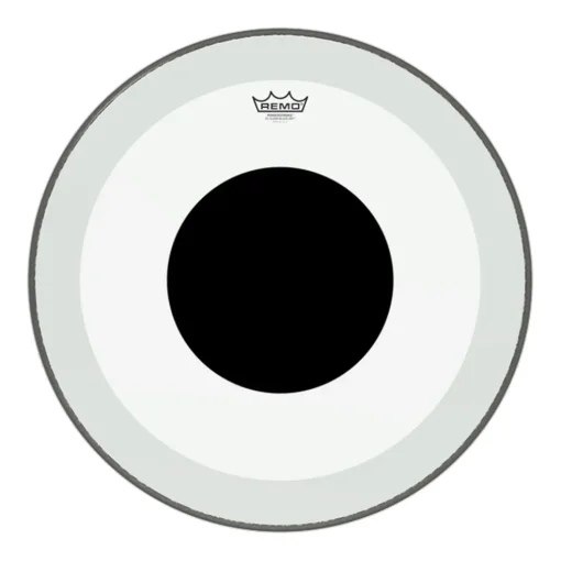 Remo 24" Powerstroke 3 Black Dot Clear