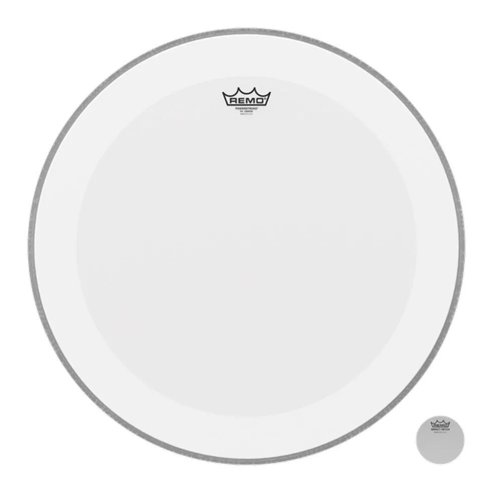 Remo 22" Powerstroke 3 Coated - No Stripe