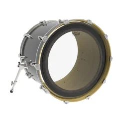 Remo SMT Ambassador Clear 18" Bass Drum. Includes 21⁄2" Falam Patch