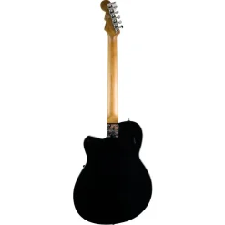 Reverend Club King 290 w/Bigsby - Midnight Black