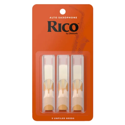 Rico by D'Addario Alto Sax Reeds, Strength 2.0 - 3 Pack