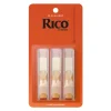 Rico by D'Addario Bb Clarinet Reeds, Strength 2.0 - 3 Pack