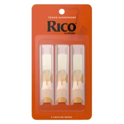 Rico by D'Addario Tenor Sax Reeds, Strength 3.0 - 3 Pack