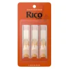 Rico by D'Addario Tenor Sax Reeds, Strength 2.5 - 3 Pack