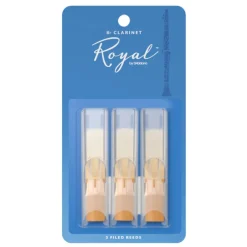 Rico Royal Bb Clarinet Reed 1.5 - 3 Pack