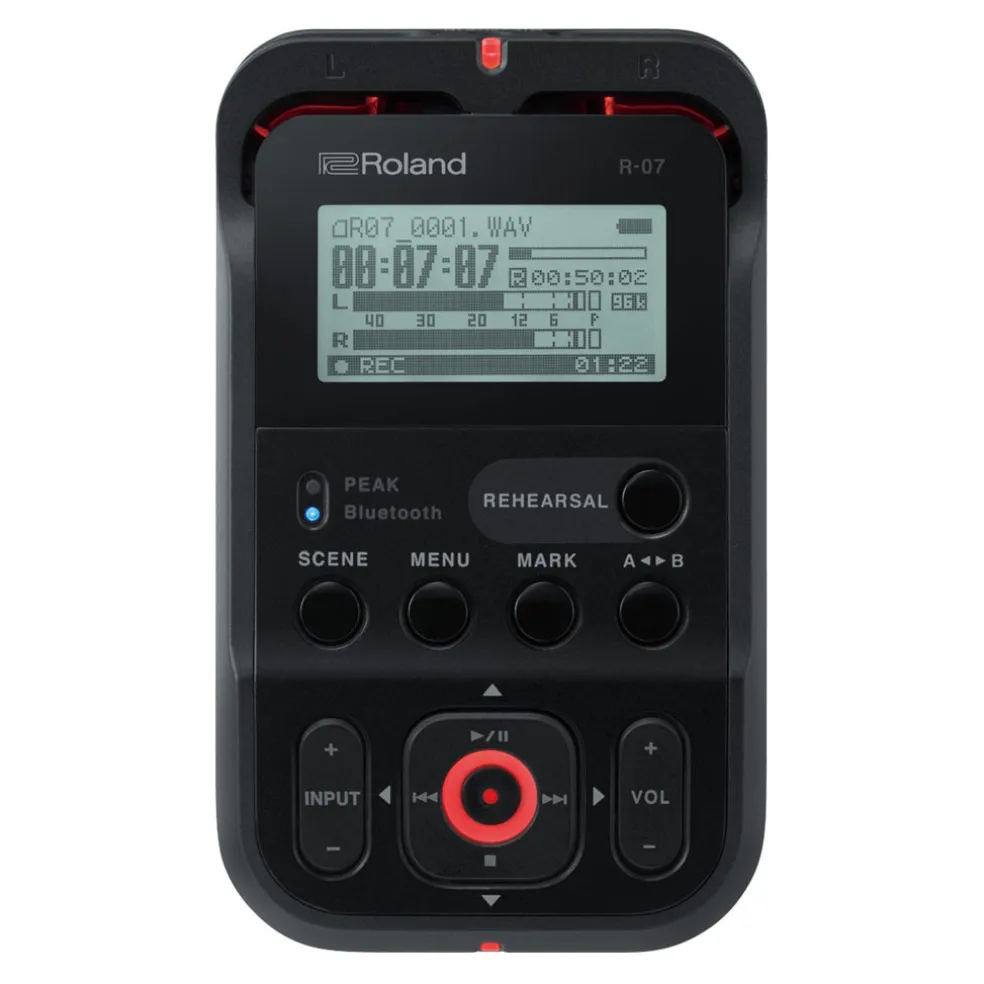 Roland R-07 Portable Recorder - Black