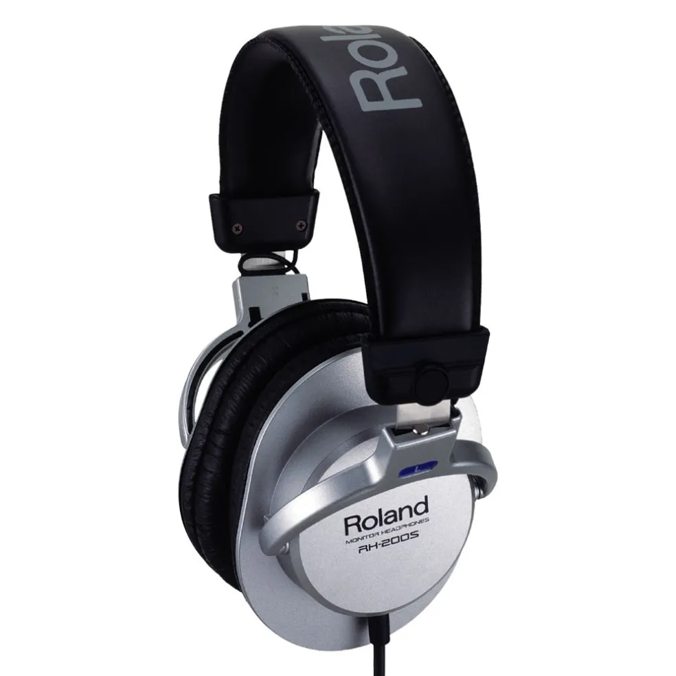 Roland RH200 Professional Stereo Monitor Headphones - Silver